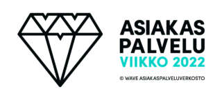 Asiakaspalveluviikko 2022 -kampanjan logo.